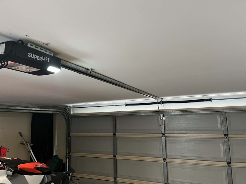 Garage door motor after replacement